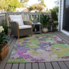 Piper Looms Chantille Geometric ACN1906 Fern Machine Washable Area Rug Outdoor Lifestyle Image Feature