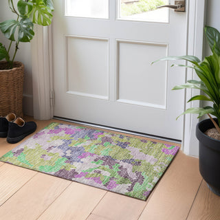 Piper Looms Chantille Geometric ACN1906 Fern Machine Washable Area Rug Scatter Lifestyle Image Feature
