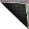 Piper Looms Chantille Geometric ACN1906 Green Machine Washable Area Rug Backing Image