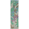 Piper Looms Chantille Geometric ACN1906 Green Machine Washable Area Rug Runner Main Image