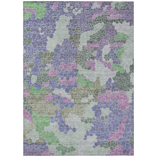 Piper Looms Chantille Geometric ACN1906 Purple Machine Washable Area Rug main image