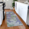 Piper Looms Chantille Geometric ACN1906 Purple Machine Washable Area Rug Runner Lifestyle Image Feature