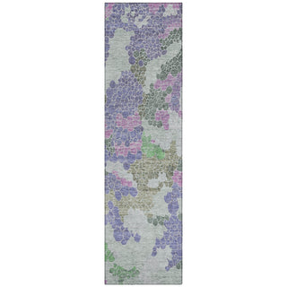 Piper Looms Chantille Geometric ACN1906 Purple Machine Washable Area Rug Runner Main Image