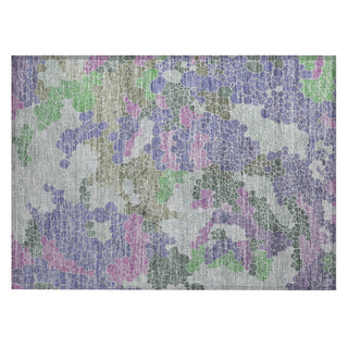 Piper Looms Chantille Geometric ACN1906 Purple Machine Washable Area Rug Scatter Main Image