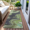 Piper Looms Chantille Abstract ACN1907 Aloe Machine Washable Area Rug Runner Outdoor Lifestyle Image Feature