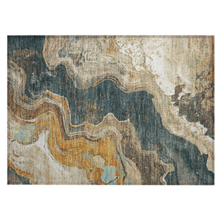 Piper Looms Chantille Abstract ACN1907 Wheat Machine Washable Area Rug Scatter Main Image