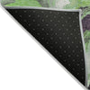 Piper Looms Chantille Abstract ACN1908 Green Machine Washable Area Rug Backing Image