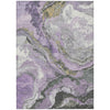 Piper Looms Chantille Abstract ACN1908 Lavender Machine Washable Area Rug main image
