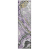 Piper Looms Chantille Abstract ACN1908 Lavender Machine Washable Area Rug Runner Main Image