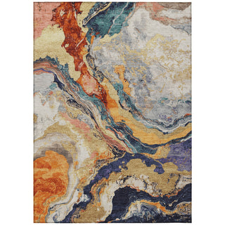 Piper Looms Chantille Abstract ACN1908 Linen Machine Washable Area Rug main image