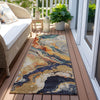 Piper Looms Chantille Abstract ACN1908 Linen Machine Washable Area Rug Runner Outdoor Lifestyle Image Feature