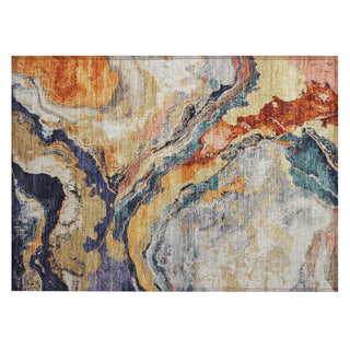 Piper Looms Chantille Abstract ACN1908 Linen Machine Washable Area Rug Scatter Main Image