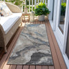 Piper Looms Chantille Abstract ACN1908 Taupe Machine Washable Area Rug Runner Outdoor Lifestyle Image Feature