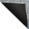 Piper Looms Chantille Abstract ACN1909 Blue Machine Washable Area Rug Backing Image