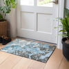 Piper Looms Chantille Abstract ACN1909 Blue Machine Washable Area Rug Scatter Lifestyle Image Feature