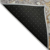 Piper Looms Chantille Abstract ACN1909 Gold Machine Washable Area Rug Backing Image