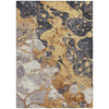 Piper Looms Chantille Abstract ACN1909 Gold Machine Washable Area Rug main image