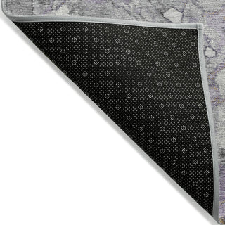 Piper Looms Chantille Abstract ACN1909 Lavender Machine Washable Area Rug Backing Image