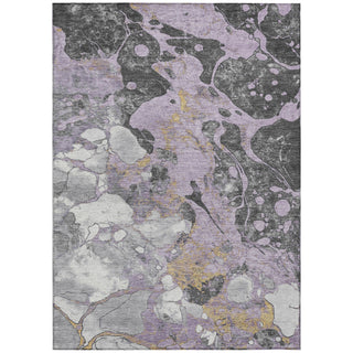 Piper Looms Chantille Abstract ACN1909 Lavender Machine Washable Area Rug main image