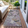 Piper Looms Chantille Abstract ACN1909 Lavender Machine Washable Area Rug Runner Outdoor Lifestyle Image Feature