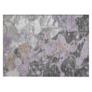 Piper Looms Chantille Abstract ACN1909 Lavender Machine Washable Area Rug Scatter Main Image