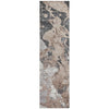 Piper Looms Chantille Abstract ACN1909 Mocha Machine Washable Area Rug Runner Main Image