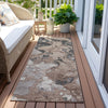 Piper Looms Chantille Abstract ACN1909 Mocha Machine Washable Area Rug Runner Outdoor Lifestyle Image Feature