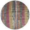 Piper Looms Chantille Stripes ACN1910 Blush Machine Washable Area Rug Round Main Image