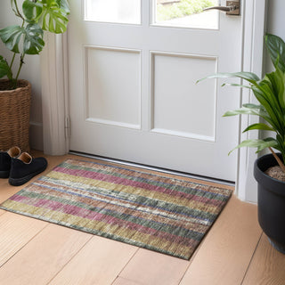 Piper Looms Chantille Stripes ACN1910 Blush Machine Washable Area Rug Scatter Lifestyle Image Feature