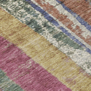 Piper Looms Chantille Stripes ACN1910 Blush Machine Washable Area Rug Swatch Image
