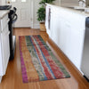 Piper Looms Chantille Stripes ACN1910 Putty Machine Washable Area Rug Runner Lifestyle Image Feature