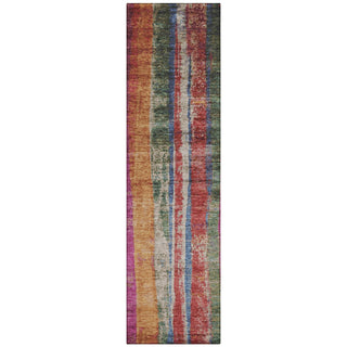 Piper Looms Chantille Stripes ACN1910 Putty Machine Washable Area Rug Runner Main Image
