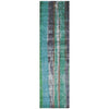 Piper Looms Chantille Stripes ACN1910 Teal Machine Washable Area Rug Runner Main Image