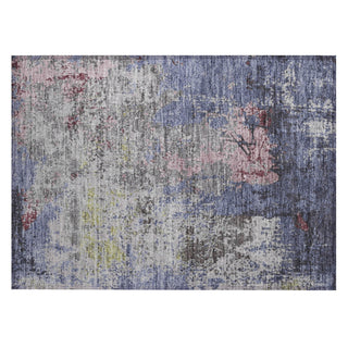 Piper Looms Chantille Abstract ACN1911 Blue Machine Washable Area Rug Scatter Main Image