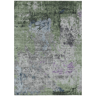 Piper Looms Chantille Abstract ACN1911 Fern Machine Washable Area Rug main image