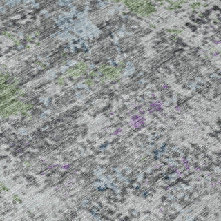 Piper Looms Chantille Abstract ACN1911 Fern Machine Washable Area Rug Swatch Image