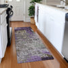 Piper Looms Chantille Abstract ACN1911 Lavender Machine Washable Area Rug Runner Lifestyle Image Feature