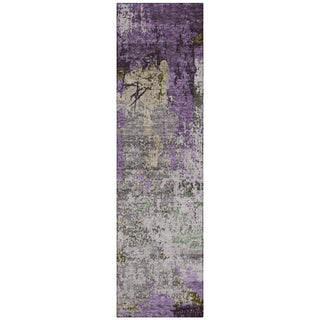 Piper Looms Chantille Abstract ACN1911 Lavender Machine Washable Area Rug Runner Main Image