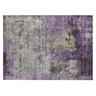 Piper Looms Chantille Abstract ACN1911 Lavender Machine Washable Area Rug Scatter Main Image