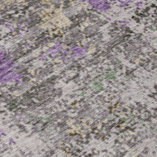 Piper Looms Chantille Abstract ACN1911 Lavender Machine Washable Area Rug Swatch Image