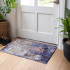 Piper Looms Chantille Abstract ACN1911 Plum Machine Washable Area Rug Scatter Lifestyle Image Feature