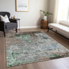 Piper Looms Chantille Abstract ACN1911 Taupe Machine Washable Area Rug Lifestyle Image Feature