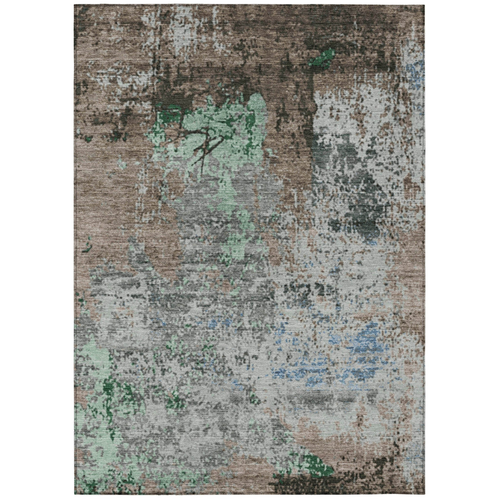 Piper Looms Chantille Abstract ACN1911 Taupe Machine Washable Area Rug main image