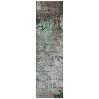 Piper Looms Chantille Abstract ACN1911 Taupe Machine Washable Area Rug Runner Main Image