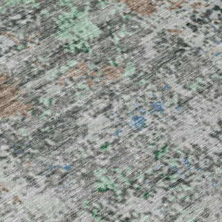 Piper Looms Chantille Abstract ACN1911 Taupe Machine Washable Area Rug Swatch Image