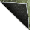 Piper Looms Chantille Abstract ACN1912 Aloe Machine Washable Area Rug Backing Image