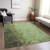 Piper Looms Chantille Abstract ACN1912 Aloe Machine Washable Area Rug Lifestyle Image Feature