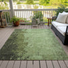 Piper Looms Chantille Abstract ACN1912 Aloe Machine Washable Area Rug Outdoor Lifestyle Image Feature