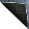 Piper Looms Chantille Abstract ACN1912 Blue Machine Washable Area Rug Backing Image