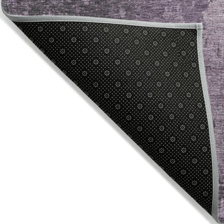 Piper Looms Chantille Abstract ACN1912 Lavender Machine Washable Area Rug Backing Image